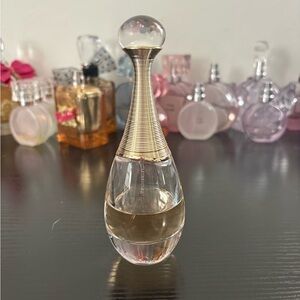 Dior Gold and Clear Perfume Bottle